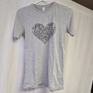 Puppy Pile Dog Heart Tee